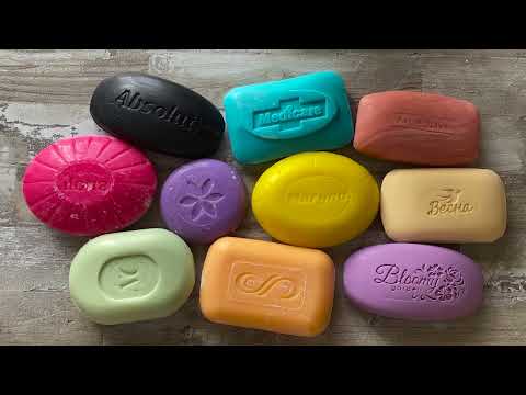 Видео: ASMR Soap cutting | Soap Carving|Резка мыла  | ASMR