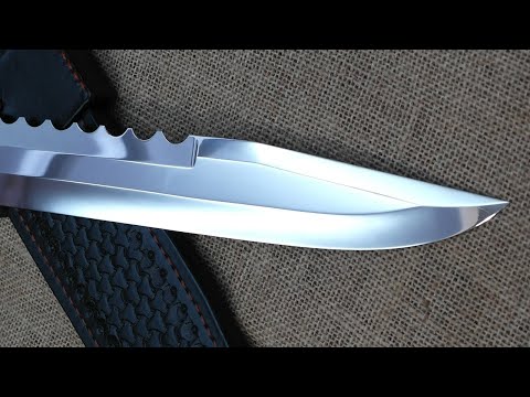 Видео: Ручная полировка клинков с вогнутой линзой