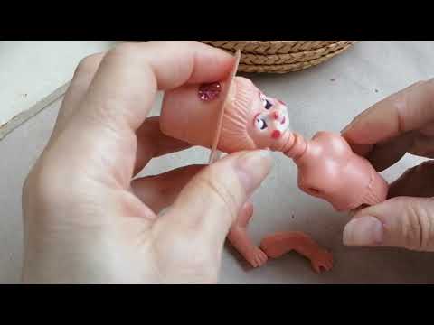 Видео: Восстановление куклы из того, что было