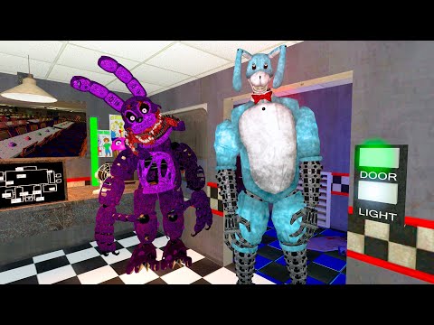 Видео: АНИМАТРОНИКИ ПУГАЮТ ОХРАННИКА FNAF COOP ► Garry's Mod
