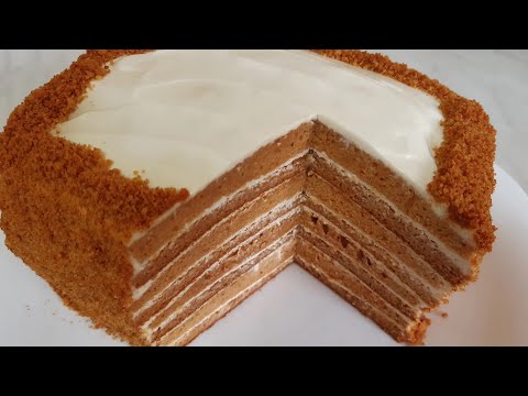 Видео: ФАНТАСТИЧЕСКИЙ МЕДОВИК К ЧАЮ ЗА 15 МИНУТ! ПРОСТОЙ МЕДОВЫЙ ТОРТ БЕЗ РАСКАТКИ КОРЖЕЙ! ЛЕНИВЫЙ МЕДОВИК!