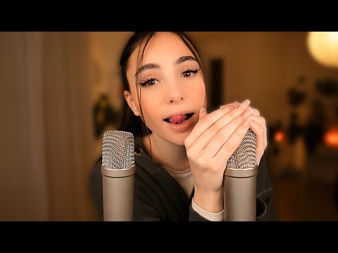 Видео: ASMR 4ч Влажные звуки рта с чашечным эффектом 👄 с 2 микрофонами! 🎙️🎙️ Без разговоров 🤫