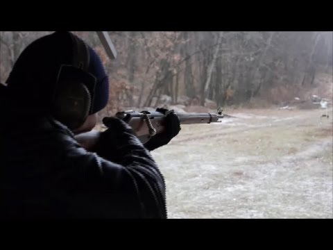 Видео: Первая стрельба из винтовки Мосина (КО 91/30).