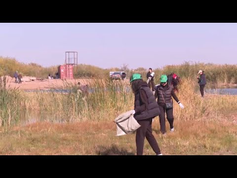 Видео: World Cleanup Day: берег реки Саркырама очистили в Косшы