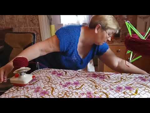 Видео: И снова  кавказская пряжа.  Моталка и зонт для пряжи.
