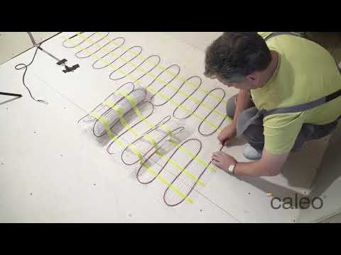 Видео: CALEO EASYMAT- монтаж нагревательного мата под плитку