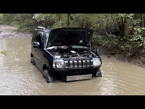 Видео: Suzuki Jimny Хапанул воды но выжил K6A