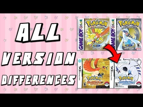 Видео: Различия в версиях Pokemon: Gold и Silver против HeartGold и SoulSilver