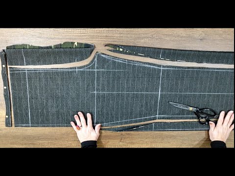 Видео: Очень легкие брюки. Раскрой и пошив узких штанин @SEWING School