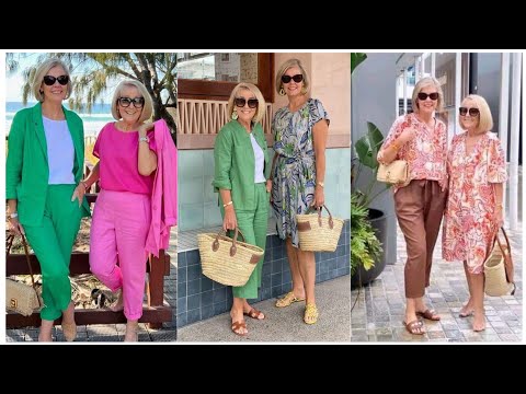 Видео: Натуральные образы для женщин старше 50, 60, 70 лет | Летняя мода 2025 для женщин #womenoutfitsideas
