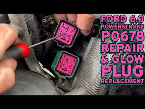 Видео: P0678 Ремонт свечей накаливания Ford 6.0 Diesel