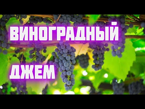 Видео: Джем из винограда  Виноградный соус к сыру и мясу