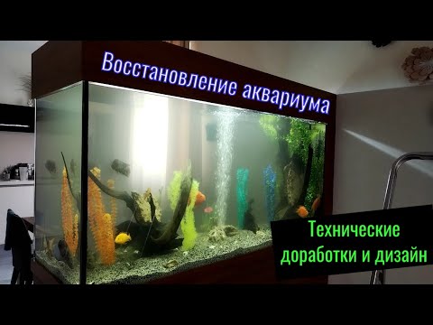 Видео: ВОССТАНОВЛЕНИЕ большого АКВАРИУМА на 930 литров! #аквадизайн  #аквариум #fish  #оформлениеаквариума