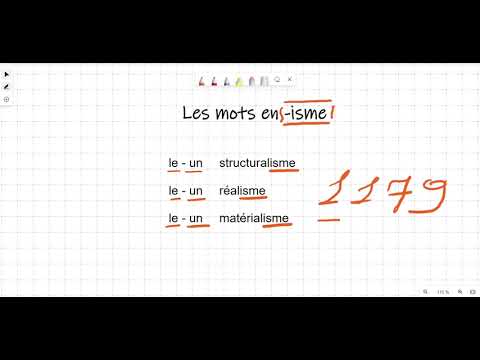 Видео: Как определить род французских слов, имеющих окончание -isme