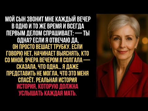 Видео: Мой сын звонит мне каждый вечер и спрашивает: "Ты одна?" Вчера я солгала… и это спасло мне жизнь!