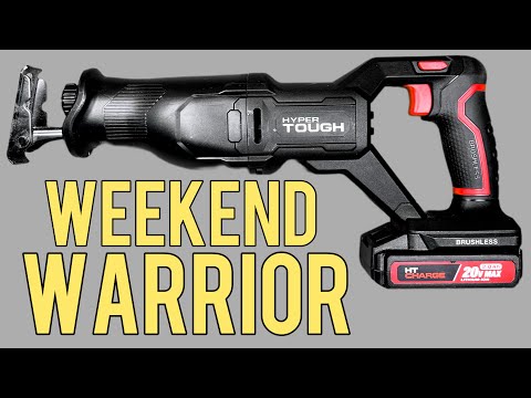Видео: Может ли бесщёточная сабельная пила Hyper Tough конкурировать? Тестируйте и сравнивайте с Skil и ...