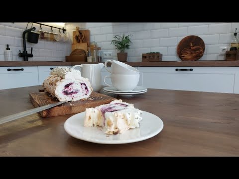 Видео: Меренговый рулет! Самый вкусный и простой рецепт!
