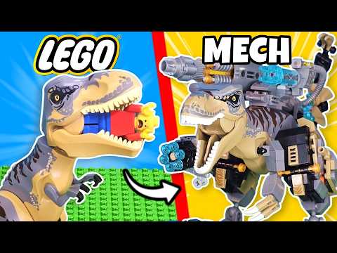 Видео: Я построил ПОДДЕЛЬНЫХ МЕХОВ ДИНОЗАВРОВ из LEGO…