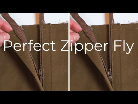 Видео: Как пришить идеальную застёжку-молнию | Простое пошаговое руководство по застёжке молнии на брюка...