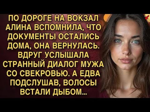 Видео: ПО ДОРОГЕ НА ВОКЗАЛ АЛИНА ВСПОМНИЛА, ЧТО ДОКУМЕНТЫ ОСТАЛИСЬ ДОМА, ОНА ВЕРНУЛАСЬ  ВДРУГ УСЛЫШАЛ