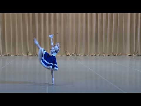 Видео: Вариация Зайчика -Барабанщика. Пермь. 2023. Икэда Юна. 8 лет. Конкурс "Надежда"