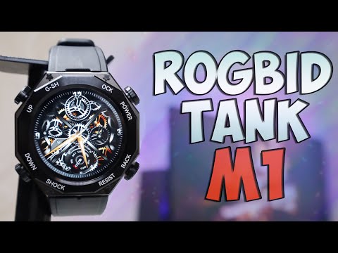 Видео: Rogbid Tank M1 Обзор брутальных больших мужских смарт часов