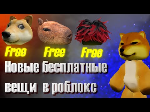 Видео: Новые бесплатные вещи в роблокс! Розыгрыш 3000 робуксов!