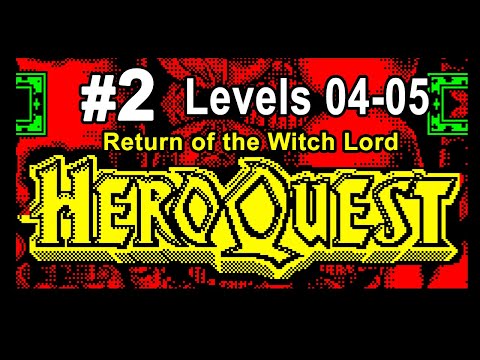 Видео: HeroQuest. Return Of The Witchlord. Levels 04-05. ZX Spectrum. Прохождение [2/4]