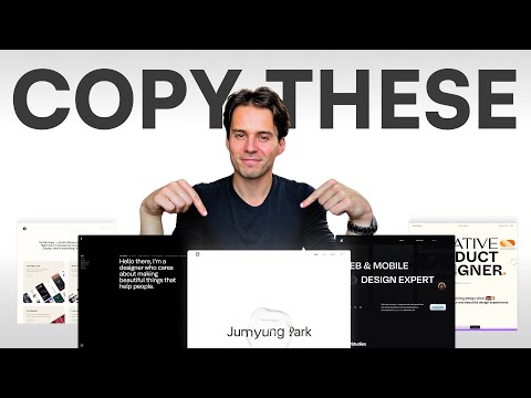 Видео: 5 UX/UI-портфолио, которые вам стоит скопировать