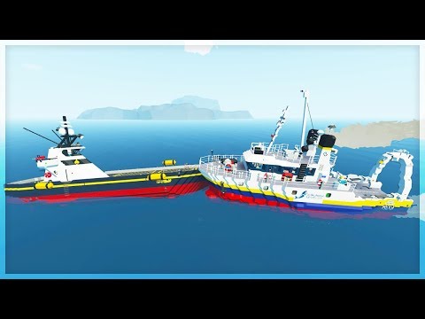 Видео: СТОЛКНОВЕНИЕ КОРАБЛЕЙ ЛОБ В ЛОБ | STORMWORKS