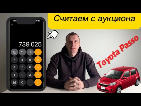 Видео: Считаем TOYOTA PASSO с аукциона Японии/// 🍿