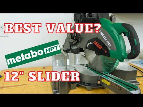 Видео: Лучшая по соотношению цены и качества торцовочная пила с 12-дюймовым креплением? METABO HPT