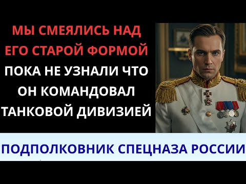 Видео: Мы смеялись над его старой формой. Пока не узнали, что он командовал танковой дивизией…