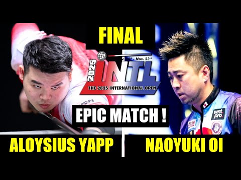 Видео: ФИНАЛ | Наоюки Ой против Алоизиуса Яппа | Открытый чемпионат мира по бигфуту 10-Ball Challenge 20...