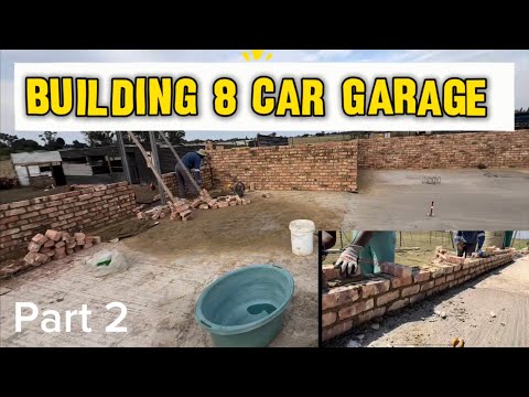 Видео: СТРОИТЕЛЬСТВО ГАРАЖА НА 8 МАШИН. ЧАСТЬ 2. ВОЗВЕДЕНИЕ СТЕН И ЗАПОЛНЕНИЕ ГАРАЖА #asmr #automobile #...