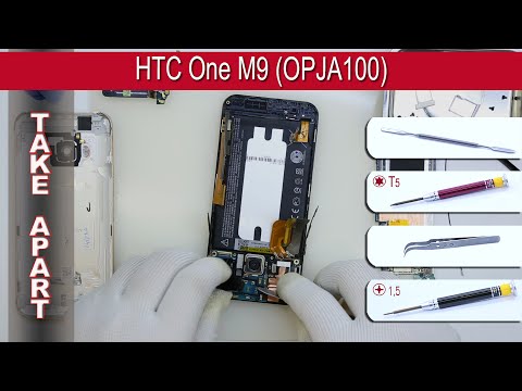 Видео: Как разобрать 📱 HTC One M9 (OPJA100) Разборка и ремонт