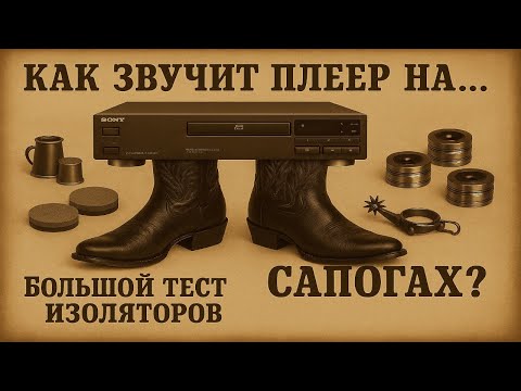 Видео: Изоляция для звука: тест подставок под CD-плеер — реальный эффект или маркетинг?