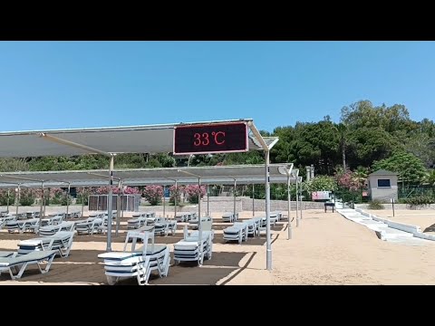 Видео: Турция. Сиде. Пляж. Крабы. Вечернее пати.