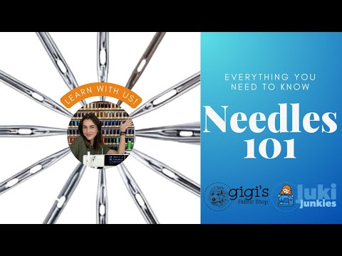 Видео: Давайте поговорим о швейных иглах! (Очень важная информация)