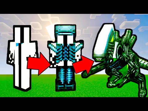 Видео: КАК СТАТЬ ЧУЖИМ В МАЙНКРАФТ Чужой чужие в майнкрафт