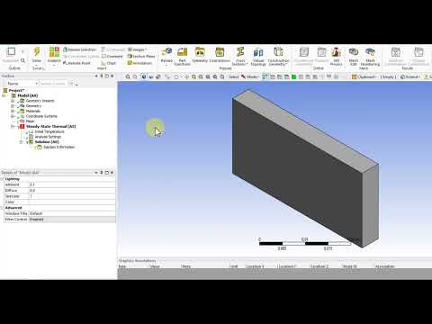 Видео: Урок 2. Моделирование конвективного теплообмена в Ansys Thermal