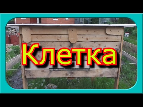 Видео: КЛЕТКА ДЛЯ КРОЛИКОВ ИЗ ПОДДОНОВ И ФАНЕРЫ