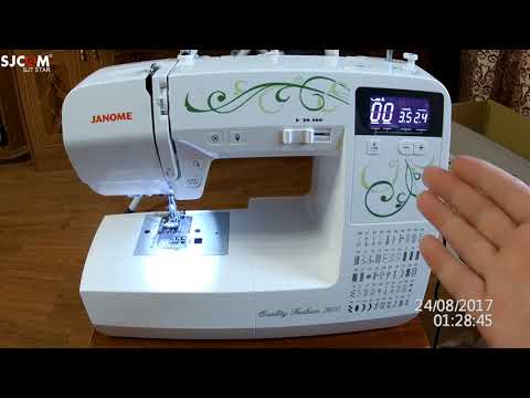 Видео: ОНЛАЙН ТРЕЙД.РУ Швейная машинка Janome QF 7600