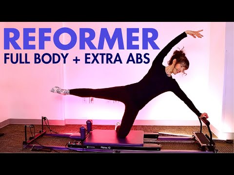 Видео: Тренировка на реформере пилатеса | 40 мин | Всё тело + пресс 🥵