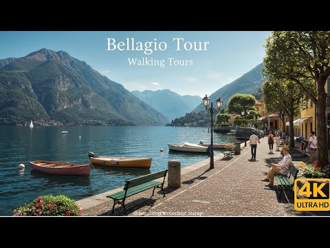 Видео: Пешая экскурсия по Белладжио 4K | Лучшие места для посещения в Белладжио, Италия