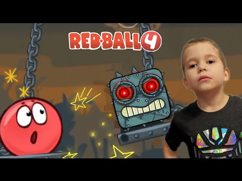 Видео: RED BALL 4 | Прохождение игры про Красного шарика. 31-41 уровни.