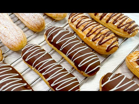 Видео: Hammada o’xshab chiqadigan Ekler tayyorlash. Zavarnoy pirojniy / Заварные пирожные Эклеры