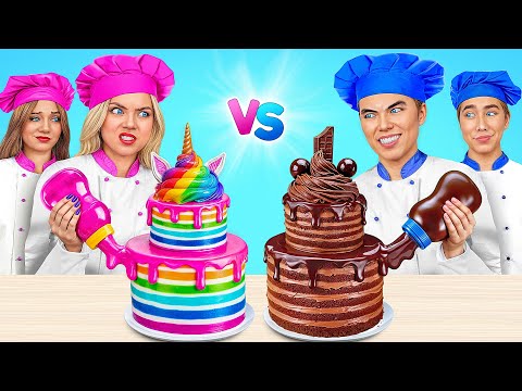 Видео: Кулинарный Челлендж: Мальчики VS Девочки | Эпичная Битва с Едой от Multi DO Challenge