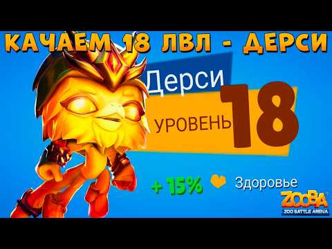 Видео: КАЧАЕМ 18 УРОВЕНЬ!!! СОЛНЕЧНАЯ МАРМОЗЕТКА ДЕРСИ В ИГРЕ ZOOBA