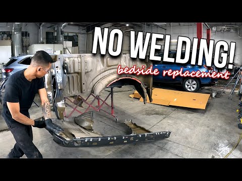 Видео: Как заменить боковую панель Ford (БЕЗ СВАРКИ)